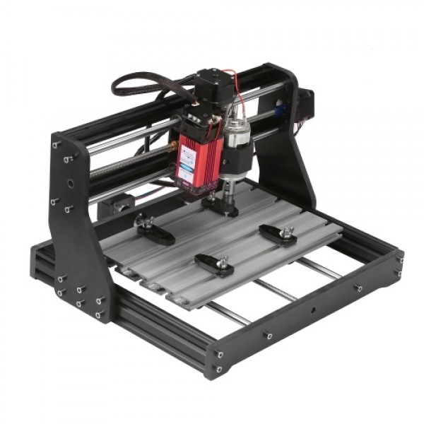 CNC 3018 Pro Router Kit GRBL Control 3 Axis with with Offline Controller 10W Laser Module Plastic Acrylic PCB PVC Wood Carving M