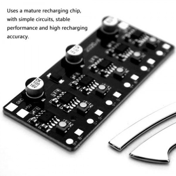 5V Lithium Battery Recharging Module Board Max Support Recharge 6 Batteries