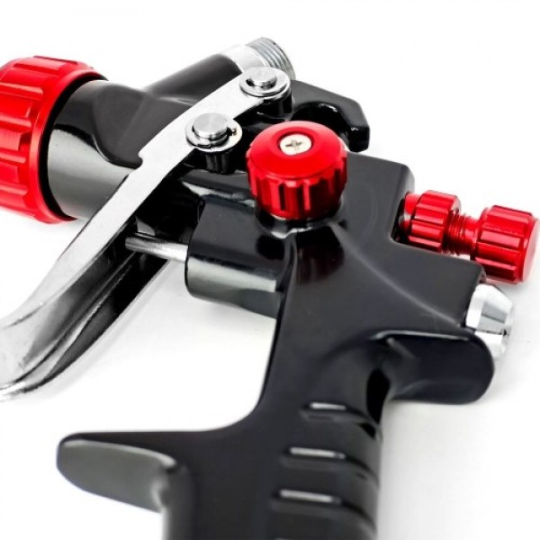 1.0mm LVMP Car Paint Spraying Tool Set Gravitys-Feed Air Sprayer Airbrush Kit Auto Painting Repairing Device
