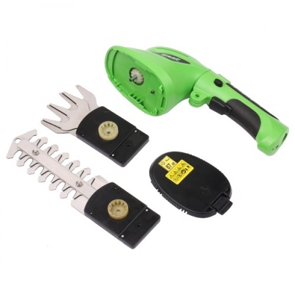 2-in-1 Multifunctional Lawn Mower 3.6V Cordless Hedge Machine Electric Mower Rechargeable Pruner Rotatable Grass Shear Hedge Tri