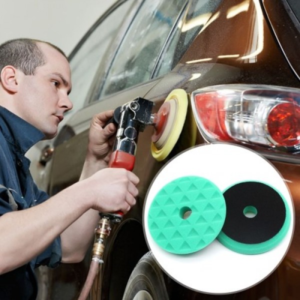 1pc Polishing Pad 5 Inches Car Buffing Sponge for Automobiles Yachts Moderate Scratch Oxidation Defect Removal Red
