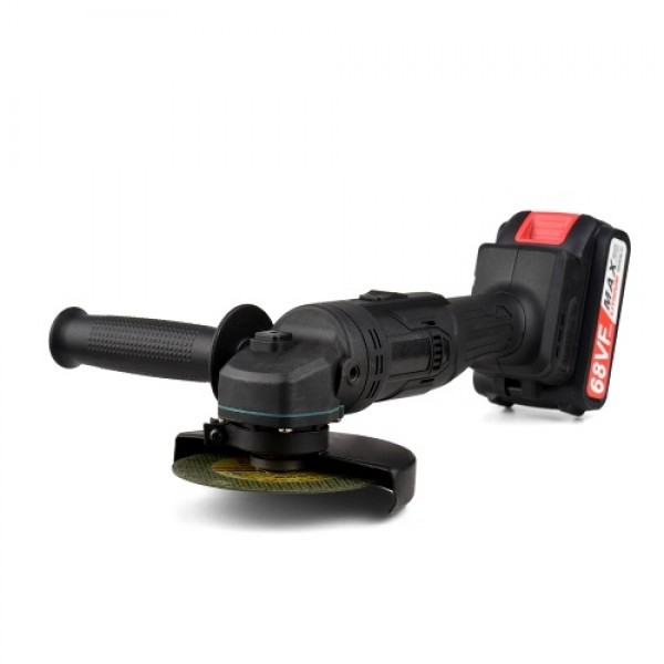 Lithium Battery Angle Grinder Portable Battery-operated Electric Grinder Machine with Li-ion Battery &amp; Charger 2-Position Ha