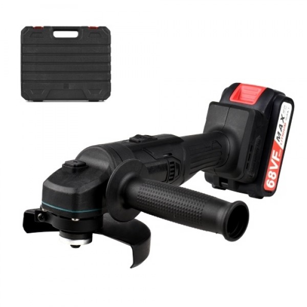 Lithium Battery Angle Grinder Portable Battery-operated Electric Grinder Machine with Li-ion Battery &amp; Charger 2-Position Ha