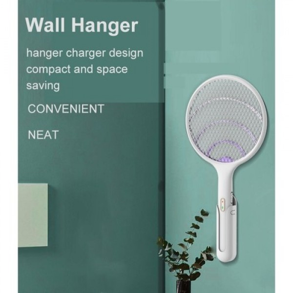 Electric Fly Swatter Rechargeable Bug Zapper Tenni...