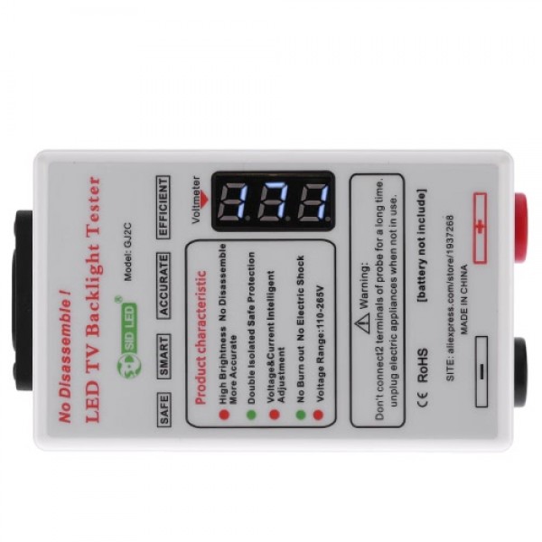 Portable LED TV Backlight Tester Strip Light Lamp Bead Diode Testing Tool AC110-265V DC0-300V