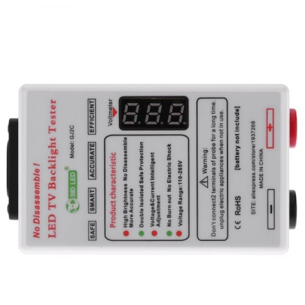 Portable LED TV Backlight Tester Strip Light Lamp Bead Diode Testing Tool AC110-265V DC0-300V