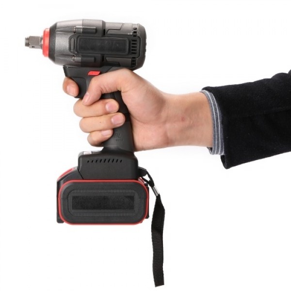 Multifunctional Electric Rechargeable Cordless Brushless Impact Wrench （1pcs Battery）