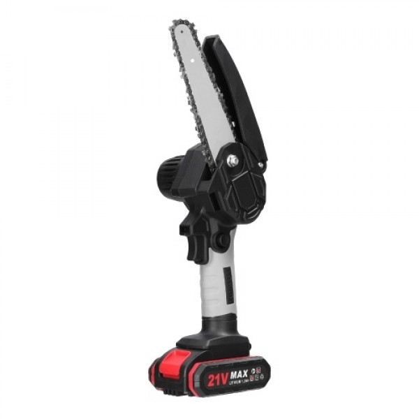 21V 6inch Portable Electric Pruning Saws Small Wood Splitting Chainsaw Brush Motor One-handed Woodworking Tool for Garden Orchar