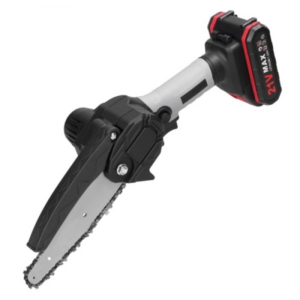 21V 6inch Portable Electric Pruning Saws Small Wood Splitting Chainsaw Brush Motor One-handed Woodworking Tool for Garden Orchar