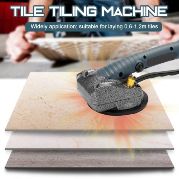 10-150Hz Tile Tiling Machine Wall Floor Tiles Laying Vibrating Tool with 100*100mm Suction Cup