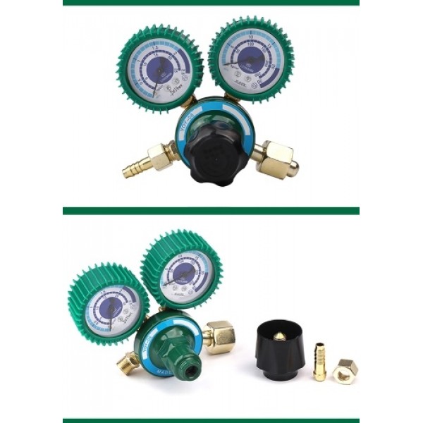 Oxygen Pressure Regulator Welding Gas O2 Pressure Gauge Flow Meter Industrial Oxygen Reducer