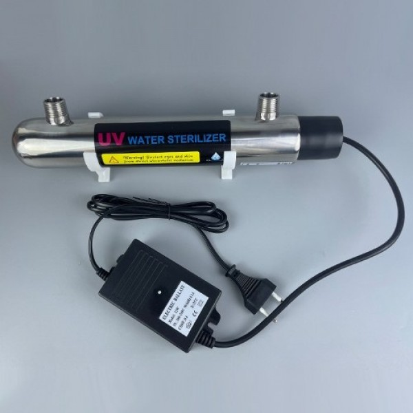 220 V 12W Stainless Steel Ultraviolet Water Purifier Sterilizers Aquarium Direct Drinking Water Industrial Water Disinfections F
