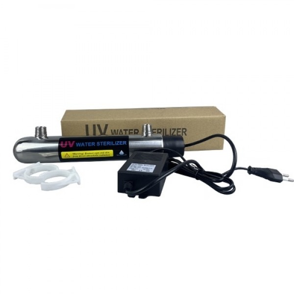 220 V 12W Stainless Steel Ultraviolet Water Purifier Sterilizers Aquarium Direct Drinking Water Industrial Water Disinfections F