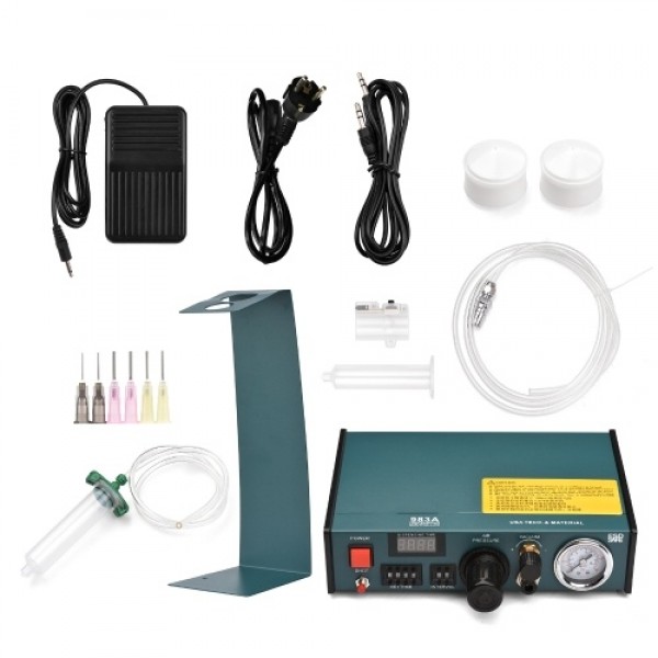 983A 220V Automatic Glue Dispenser Machine Professional Precise Dispensing Controller Glue Machine Digital Control Drip Glue Dro