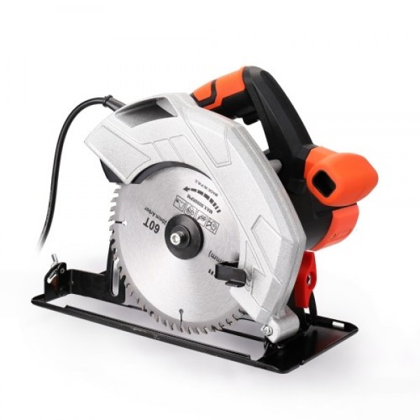 7 Inch Electric Circular Saw Household Aluminum Body Portable Woodworking Electric Saw Table Saw Electric Saw Machine Flip Power