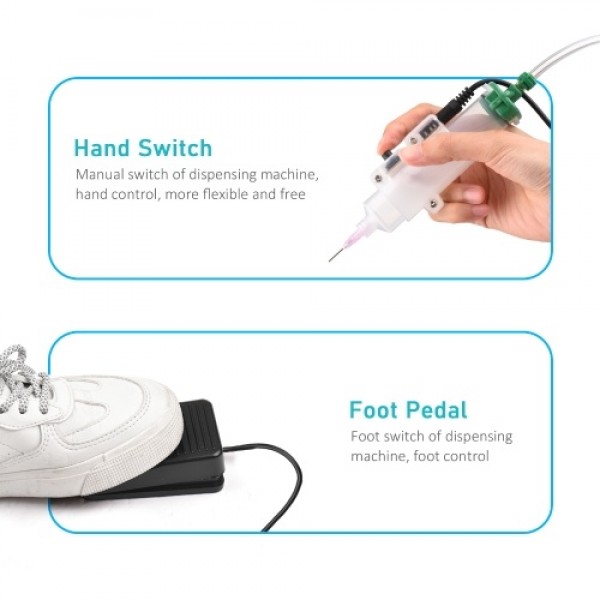 983A 220V Automatic Glue Dispenser Machine Professional Precise Dispensing Controller Glue Machine Digital Control Drip Glue Dro