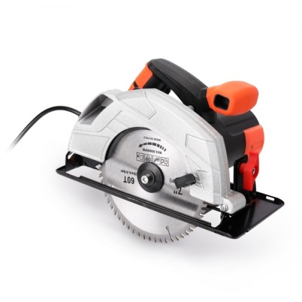 7 Inch Electric Circular Saw Household Aluminum Body Portable Woodworking Electric Saw Table Saw Electric Saw Machine Flip Power
