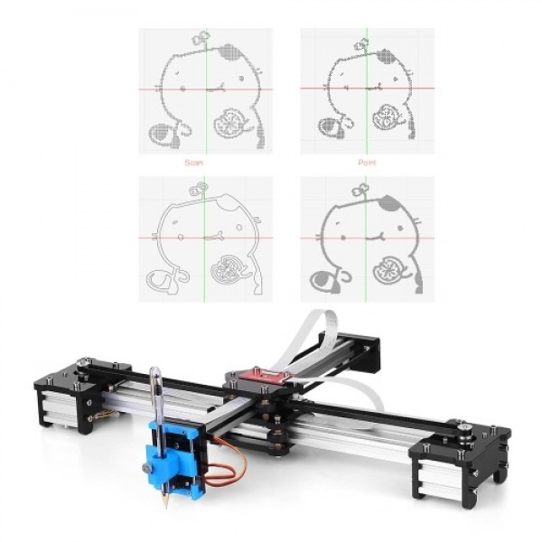 Desktop DIY Assembled XY Plotter Pen Drawing Robot Drawing Machine Painting Handwriting Robot Kit 100-240V
