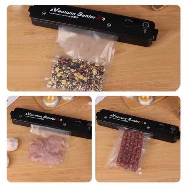 Vacuum Sealer Package Machine Automatic Upgraded Version for Food Preservation Storage Saver with 5PCS Sealing Bags AU Plug