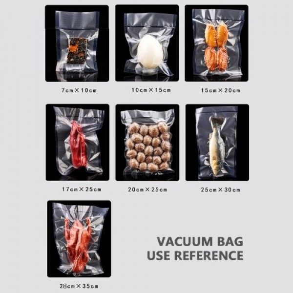 Vacuum Sealer Package Machine Automatic Upgraded Version for Food Preservation Storage Saver with 5PCS Sealing Bags AU Plug
