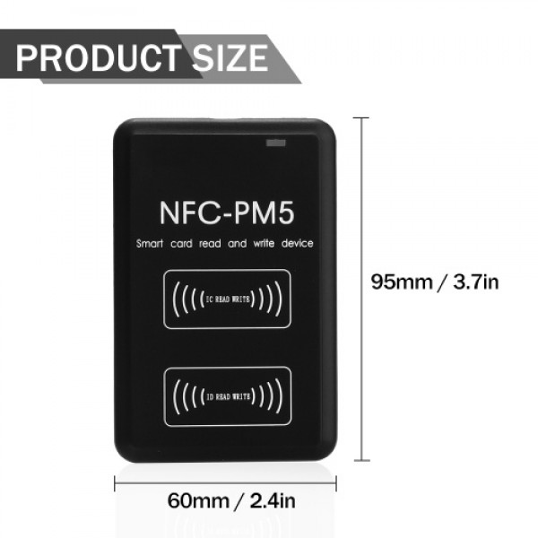 NFC RFI-D Copier IC I-D Reader Writer Duplicator with Full Decode Function Intelligent Card Read and Write Device