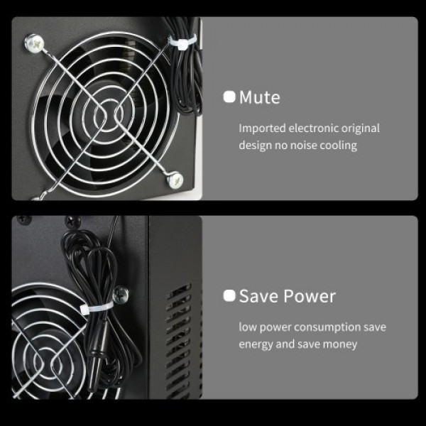 35L 70W Aquarium Chiller Cooling System LCD Display Semiconductor Refrigeration Water Chiller Fish Tank Constant Temperature Coo