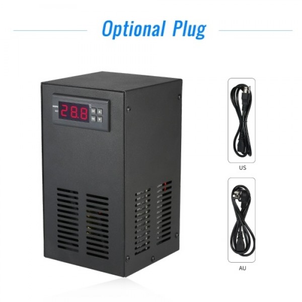 35L 70W Aquarium Chiller Cooling System LCD Display Semiconductor Refrigeration Water Chiller Fish Tank Constant Temperature Coo