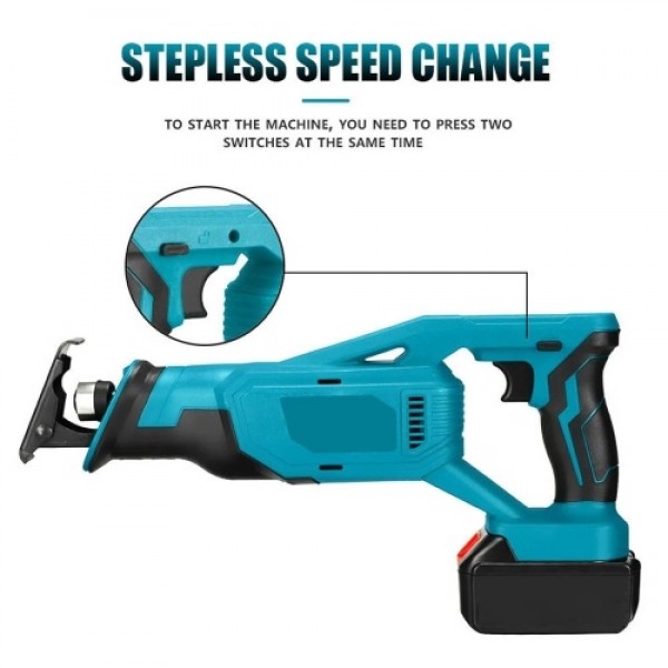 Portable Multifunctional Reciprocating Saws Outdoor Saber Saws Electric Power Tools for Cutting Metal Wood PVC Plastics 1pcs bat