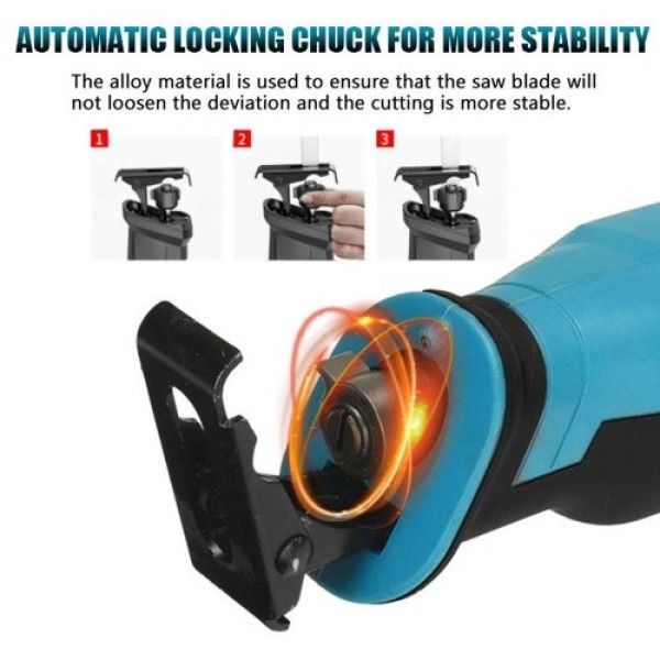 Portable Multifunctional Reciprocating Saws Outdoor Saber Saws Electric Power Tools for Cutting Metal Wood PVC Plastics 1pcs bat