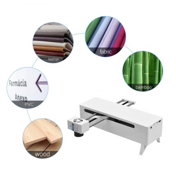 450nm 10W Laser Engraving Machine Adjustable Focal Length Support PC Software High Speed Mini CNC Laser Engraver Cutter Precise 