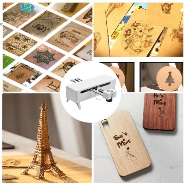 450nm 10W Laser Engraving Machine Adjustable Focal Length Support PC Software High Speed Mini CNC Laser Engraver Cutter Precise 