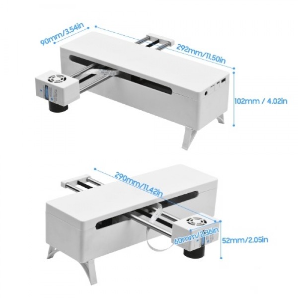 450nm 10W Laser Engraving Machine Adjustable Focal...