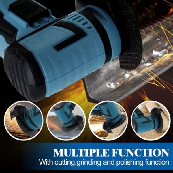 19500rpm Electric Grinding Tool Multifunctional Mini Grinder Handheld Cutter for Cutting Polishing Ceramic Tile Wood Stone Steel