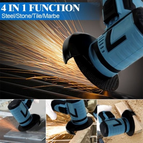 19500rpm Electric Grinding Tool Multifunctional Mini Grinder Handheld Cutter for Cutting Polishing Ceramic Tile Wood Stone Steel
