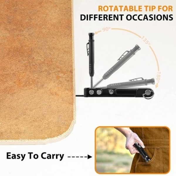 Portable Precise Woodworking Multifunctional Contour Gauge Household Woodworks DIY Practical Contour Adjustable Irregular Furnit