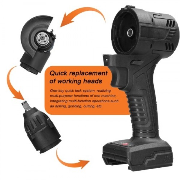 Household Multifunctional Woodworking Hardware Convertible Electric Drill Heads Quick Lock Drilling Tool Set