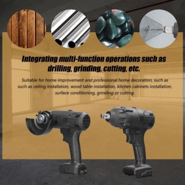 Household Multifunctional Woodworking Hardware Convertible Electric Drill Heads Quick Lock Drilling Tool Set