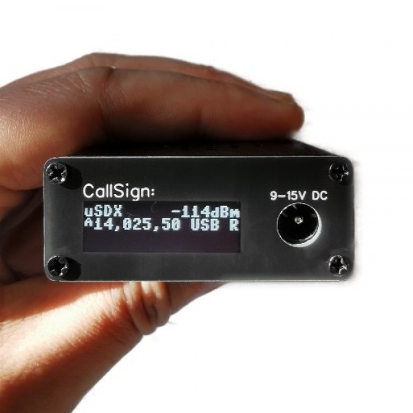 0.5MHz~30MHz uSDX Handheld Portable Transceivers CW AM SSB Tri-Band Mini Radio Amateur Shortwave Transceivers 15 20 40M QRP Tran