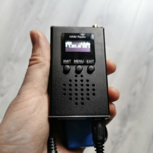0.5MHz~30MHz uSDX Handheld Portable Transceivers CW AM SSB Tri-Band Mini Radio Amateur Shortwave Transceivers 15 20 40M QRP Tran