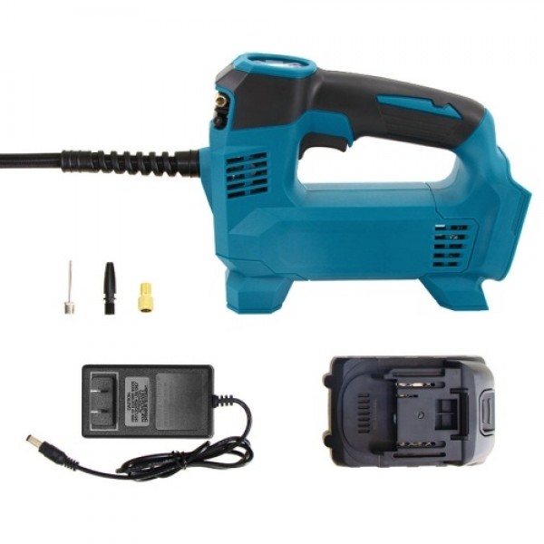 High Power Cordless Inflator Portable Auto-stop Car Air Compressor Pump Digital LCD Display Multifunction Inflation Equipment wi