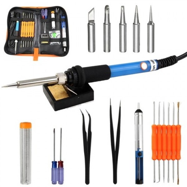 Electric Soldering Iron Set Temperature Adjustable...