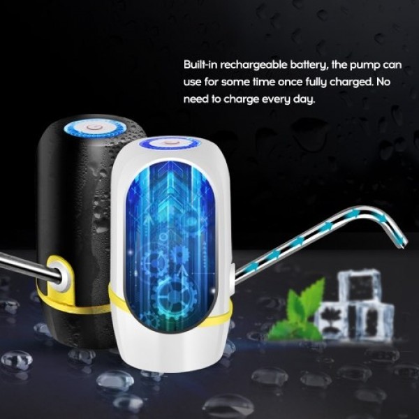 Bottled water pump electric household mineral water dispenser vat pure water bucket press automatic water pressure 018 black