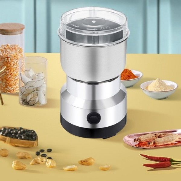 Multipurpose Electric Coffee Bean Grinding Tool Stainless Steel Milling Machine for Seeds Spices Herbs Nuts