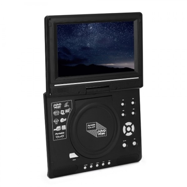 9.8inch High Denifition TV DVD Player Portable VCD MP3 MPEG Viewer with Game Handle and Compact Disc