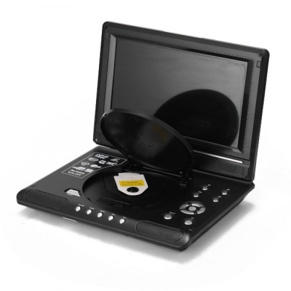 9.8inch High Denifition TV DVD Player Portable VCD MP3 MPEG Viewer with Game Handle and Compact Disc
