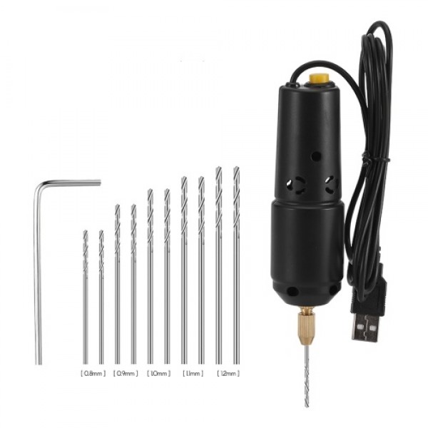 Drill Set Resin Electric Mini Drill with 10pcs Dri...