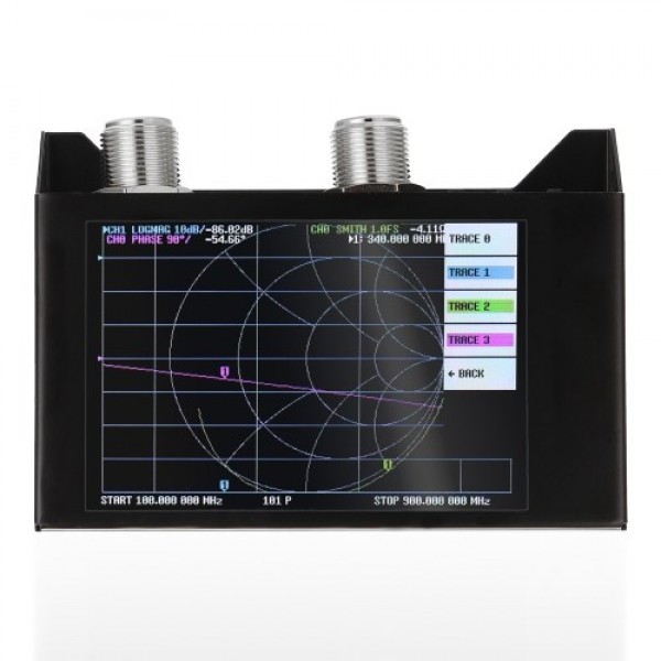 4.0 Inch Touching Screen 3G Vector Network Analyzer SAA-2N NanoVNA V2 Antenna Analyzer Shortwave HF VHF UHF with Iron Housing