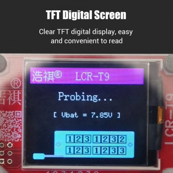 Multifunction Transistor Tester with TFT Digital Display Mini Transistor Tester