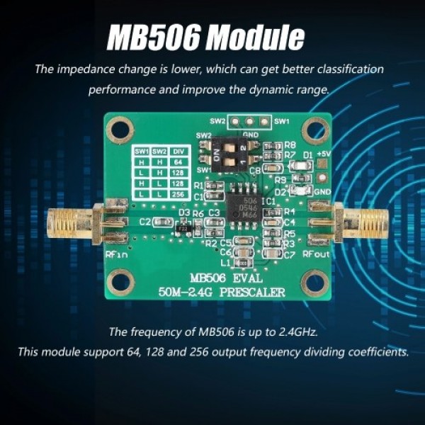 MB506 Module 50MHz-2.4GHz High Frequency Prescaler...