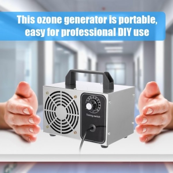 220 V Portable Ozone 10g/h Generator Machine Air Filter Purifier Fan For Home Car Formaldehyde